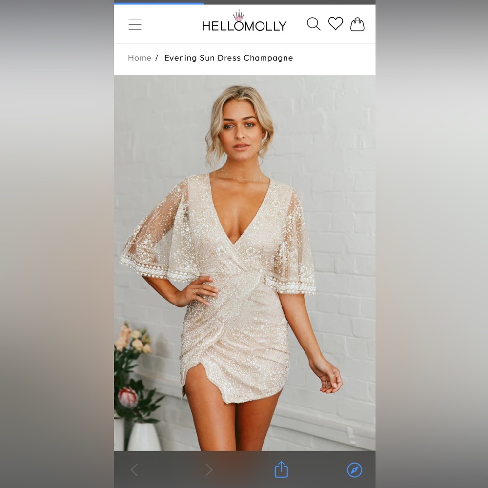 hello molly sequin dress